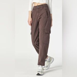WILFRED FREE by Aritzia Sz 4 Multiple Pockets Canvas Cargo Style Trouser Pants